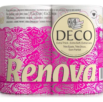 Toaletní papír Suchý vonný papír Renova, 4 ks