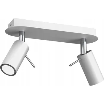 MILAGRO Stropní svítidlo PRESTON BÍLÁ/CHROM GU10