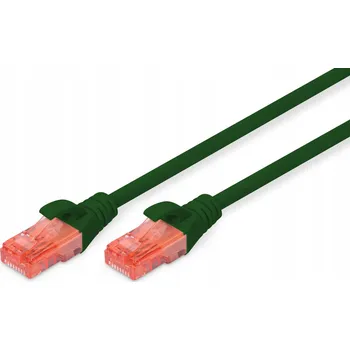 Síťový kabel Patchcord DIGITUS UTP kat. 6 10 m PVC zelený