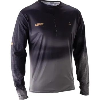 cyklistický dres Dres - LEATT MTB Trail 3.0 Ls 2025 - Ghost Black XXL