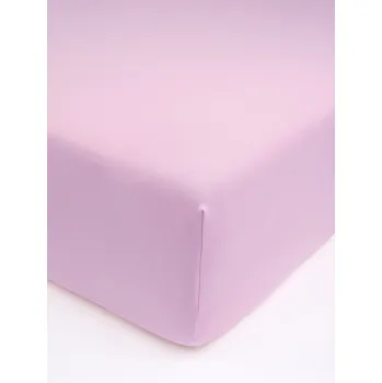 Prostěradlo Jersey prostěradlo do postýlky s elastanem Deluxe 70 × 140 cm – růžová