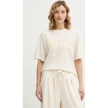 Pánská móda Bavlněné tričko BOSS Orange C Eregular 1 50556993 béžová 01D, vel. S