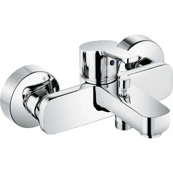 KLUDI LOGO NEO vanová nástěnná baterie, s přepínačem, chrom