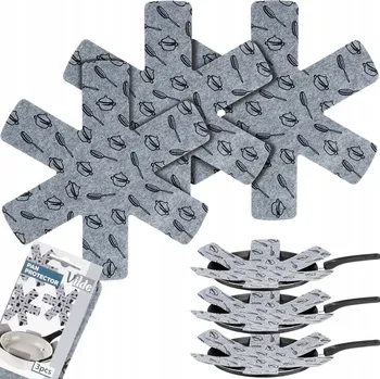 Sada nádobí 3x OCHRANNÉ podložky pro pánve hrnců na nádobí, kuchyňské podložky