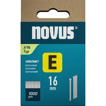 Hřebík hřebíky NOVUS typ E/J/16mm/1000 ks