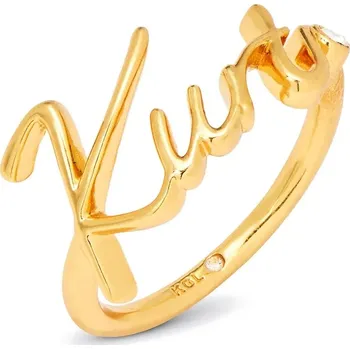 Prsten Prstýnek Kurt Geiger London 5418261429 zlatá GLD, vel. M/L