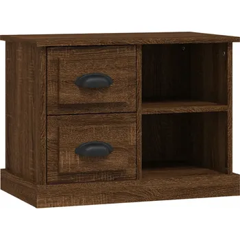 Noční stolek Elegantní noční stolek hnědý dub 60 x 35,5 x 45 cm