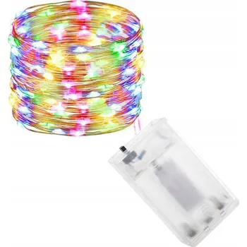 Vánoční dekorace Vánoční osvětlení na stromeček Springos do interiéru 10,2 m, 51 - 100 světýlek