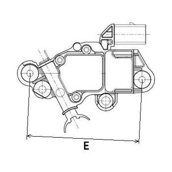 Alternátor Regulátor generátoru HC-Cargo F 032 333 714