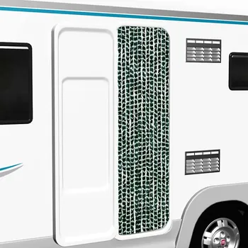 Síť proti hmyzu zahrada-XL Závěs proti hmyzu zelený a bílý 56 x 200 cm žinylka 377383