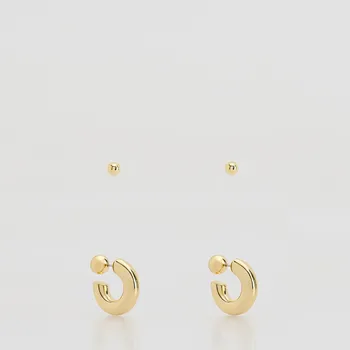 Kabelka Reserved - Sada náušnic - zlatý - 027ID-GLD - 027ID-GLD-ONE