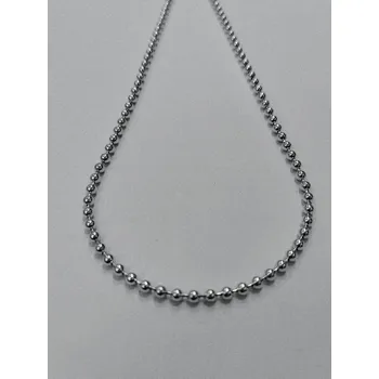 Řetízek Stříbrný řetízek kuličkový