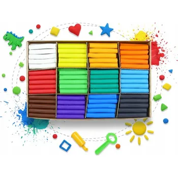 Školní modelína velká sada pro mateřské školy 180 ks 12 barev Inspiria