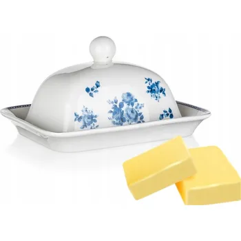 Máslenka Máslenka Domosfera keramická bílá, modrá