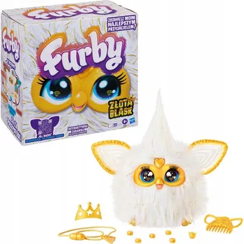 plyšák Furby 2.0 interaktivní plyšová hračka zlatý lesk G1938