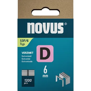 Spona do sešívačky drátky NOVUS typ D/53F/6mm/1200ks