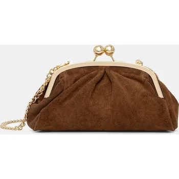 Kabelka Semišové psaníčko Answear.LAB 1331.hak hnědá 82X, vel. ONE SIZE