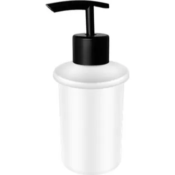 Dávkovač mýdla CONCEPT 100 dávkovač tekutého mýdla 130 ml, sklo, černá