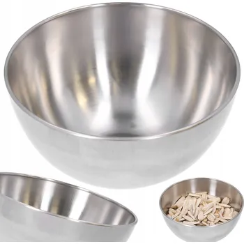 Miska metalowa kuchenna stalowa 13cm 400 ml