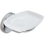 NOVASERVIS METALIA 1 mýdlenka, nástěnná, sklo, chrom
