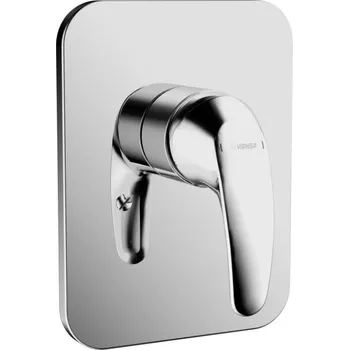 Vodovodní baterie HANSA PICO sprchová baterie 131,5x176mm, podomítková, páková, vrchní díl, chrom