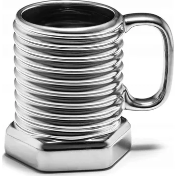 HRNEK ŠROUB - dárek pro KUTILA MECHANIKA chlapa 390 ml - STŘÍBRNÝ