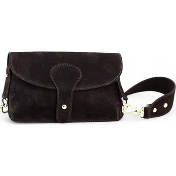 Kabelka MORANTI kabelka přes rameno přírodní semišová kůže bezbarvá