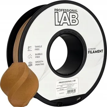 3D tisk Filament Prof. Lab PLA 1,75 mm 1 kg Dřevo Ořech Vlašský | Wood Black Walnut