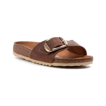 Dámské pantofle Nazouváky Birkenstock Madrid Big Buckle 1006525 Hnědá 35