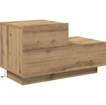 Noční stolek VidaXL Noční stolek dub artisan 70 x 36 x 40.5 cm Kompozitní dřevo