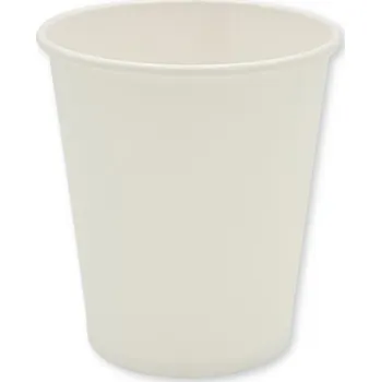 Jednorázové nádobí Papírové kelímky Eko 250 ml bílé 50 ks