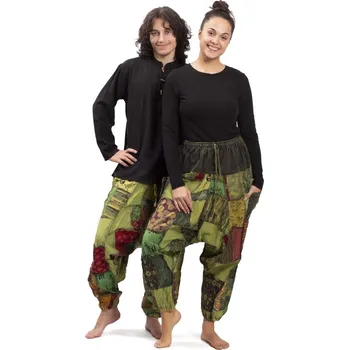 Dámské kalhoty Harémové kalhoty / Sultánky RANGILA zelené