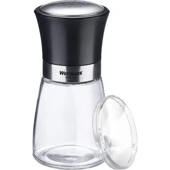 Nábytkové kování Třepačka na kořenky Westmark, s víčkem na aroma, jemná perforace, objem: 190 ml, sklo/nerezová