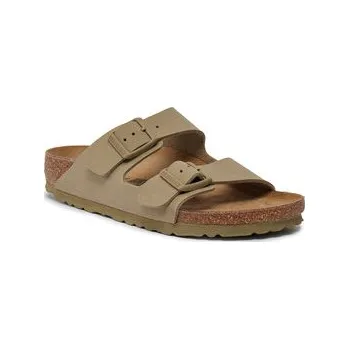 Dámské pantofle Nazouváky Birkenstock Arizona Birko-Flor 1027697 Khaki 38