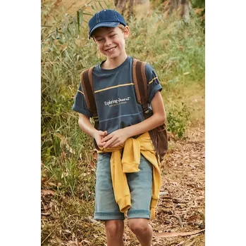 Chlapecké kraťasy Dětské riflové kraťasy Mayoral 252.7D.Junior.PPYA modrá 95X, vel. 140