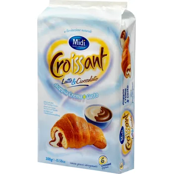 Midi Croissant Mléko & čokoláda 6x50g 300 g - originál z Německa