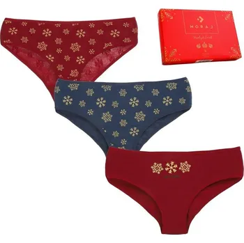 Dámské spodní prádlo Kalhotky Moraj BDM500-005 Christmas A'3 S-XL směs barev XL