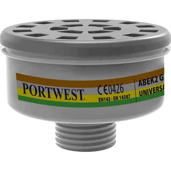 Pracovní přilba PORTWEST Filtr P926 ABEK2 plynový Universal Tread POR-P926BKR Černá