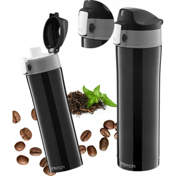 Termohrnek Termohrnek Ambition Glossy 0,42 l černý