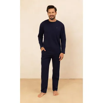 Pánské pyžamo Pyžamo Regina 493 délka/r 2XL pánské tmavě modrá XXL