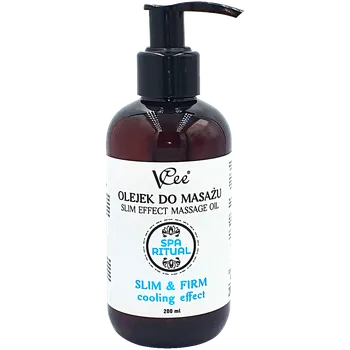 Masážní přípravek Vcee Slim&Firm Cooling tělový masážní olej, 200 ml