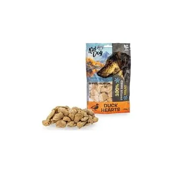 Pamlsek pro psa KIDDOG SUPER PREMIUM 100% kachní srdíčka sušená mrazem 50g