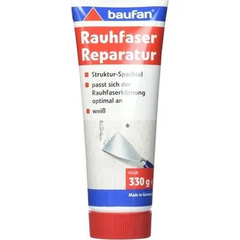 Zahradní dekorace Tmel na opravu dřevěných tapet Baufan - 330 g, bílý | Tvarovatelný tmel na tapety z dřevěných