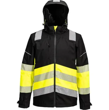 pracovní bunda PORTWEST Bunda PW368 Hi-Vis Class 1 Extreme Rain Jacket, reflexní, nepromokavá POR-PW368YBR4XL 4XL Žlutá/černá
