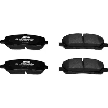 Brzdový systém Sada brzdových destiček, kotoučová brzda JURID 572636J