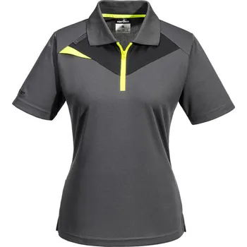 Pánské oblečení PORTWEST Polokošile DX409, krátký rukáv, dámská POR-DX409MGRL L Šedá metal