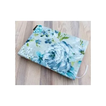 Kalendář Obal na knihu Modrozelené květy 2