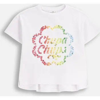 Dívčí tričko Dětské tričko Coccodrillo WC5143202LGD bílá 00X, vel. 116