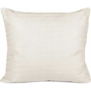 Povlak na polštářek Povlak na polštář 40x40 cm bavlna, krémové pruhy
