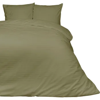 Povlečení Povlečení LUX Cizgili Satén 160x200 Olivová Darymex